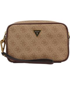 Guess, Vezzola, Polyurethane, Small, Textile Crossbody Bag, Brown, GU154H046-O11, 13x20x5 cm, Unisex Somas portatīvajiem datoriem