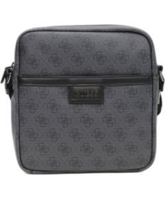 Guess, Vezzola, Document Holder, Textile Crossbody Bag, Black, For Women Somas portatīvajiem datoriem