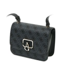 Guess, Coal, Textile Crossbody Bag, Black, 79780, 18.5 x 14.5 x 7 cm, For Women Сумки, обложки для ноутбуков
