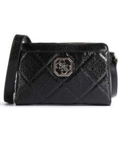 Guess, Dilla, Textile Crossbody Bag, Black, Mini, For Women Somas portatīvajiem datoriem