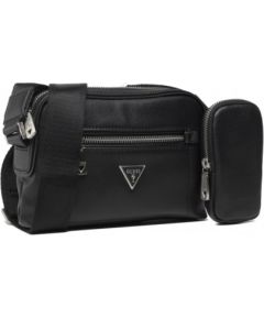 Guess, Certosa, Polyester, Camera Bag, Textile Crossbody Bag, Black, 21 x 14 x 4 cm, For Women Somas portatīvajiem datoriem