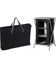 SZAFA TURYSTYCZNA SKŁADANA Z 3 PÓŁKAMI 60x53x97CM REDCLIFFS Tūrisma krēsli