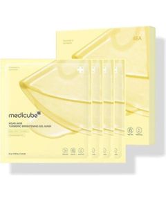 Medicube Kojic Acid Turmeric Brightening Gel Mask - Sada gelových pleťových masek proti pigmentovým skvrnám 28.0g Косметика для тела