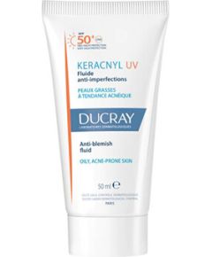 Ducray Keracnyl UV Anti-Blemish Fluid SPF 50+ - Ochranný fluid pro problematickou pleť 50ml Smaržas - NESAKĀRTOTS