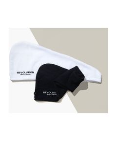 Revolution Haircare Microfibre Hair Wrap Koralová/bílá Уход за волосами