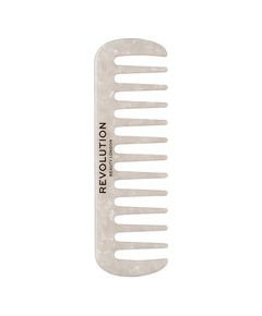Revolution Haircare Natural Curl Wide Tooth Comb White (curly and thick hair) Уход за волосами