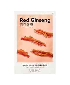 Missha Red Ginseng Airy Fit Sheet Mas) - Vyživující plátýnková pleťová maska 19.0g Smaržas - NESAKĀRTOTS