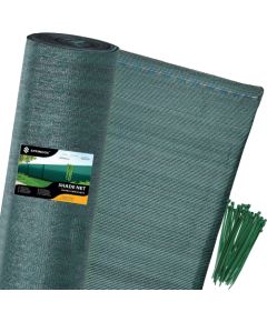 Затеняющая сетка Springos SN0020 65 г/м2 1,5x25м 100 Кабельные стяжки, зеленые Теплицы