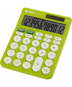 Kalkulator Eleven ELEVEN Kalkulator biurowy w kolorze zielonym, okrągłe białe przyciski, RK2311GR Jaunumi - Birojam