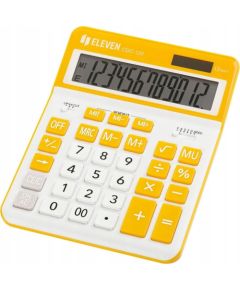 Kalkulator Eleven ELEVEN Kalkulator biurowy biały CDC120WHOR białe i pomarńczowe klawisze oraz pomarańczowa ramka wokół wyświetlacza Jaunumi - Birojam