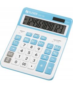 Kalkulator Eleven ELEVEN Kalkulator biurowy biały CDC120WHCY białe i jasno-niebieskie klawisze oraz jasno-niebieska ramka wokół wyświetlacza Jaunumi - Birojam