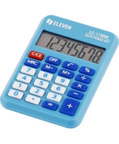 Kalkulator Eleven ELEVEN Kalkulator kieszonkowy LC110NR-BL niebieski Jaunumi - Birojam