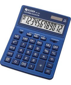 Kalkulator Eleven Eleven Kalkulator SDC-444XRNVE granatowy 12-cyfrowy wyświetlacz Jaunumi - Birojam