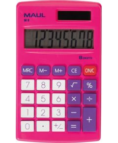 Kalkulator Maul Kalkulator M 8 różowy, RÓŻOWY Jaunumi - Birojam