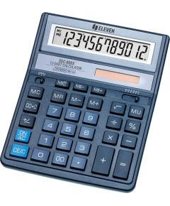 Kalkulator Eleven Eleven Kalkulator SDC888XBL, niebieska, biurkowy, 12 miejsc Jaunumi - Birojam