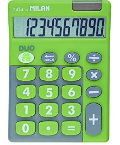 Kalkulator Milan Kalkulator 10 pozycyjny Touch Duo zielony Jaunumi - Birojam