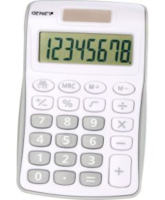 Kalkulator Genie Kalkulator 120 S 8-cyfrowy srebrno-szary Jaunumi - Birojam
