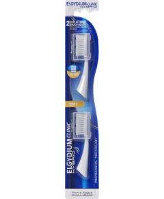 Końcówka Elgydium do szczoteczki sonicznej Clinic Hybrid 2szt. Насадки для электрических зубных щеток
