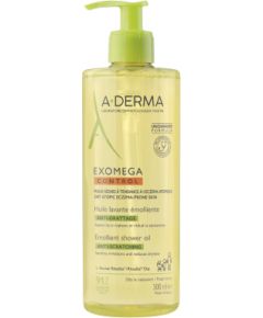 A-Derma, Exomega Control, Emollient, Shower Oil, For Very Dry To Atopic Sensitive Skin, 500 ml Dušas želejas ķermenim