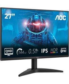 AOC Q27B36X 27" IPS QHD 2560x1440 144Hz 300cd/m² HDMI DisplayPort Tilt Black Monitori