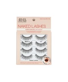 Ardell Naked Lashes 423 (4 pcs) - False eyelashes for a natural look Black Kосметические средства