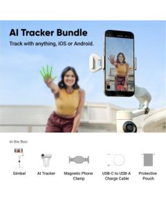 GIMBAL FLOW 2 PRO AI TRACKER/CINSABQB/TRUCKERWHITE INSTA360 Jaunumi - Viedierices