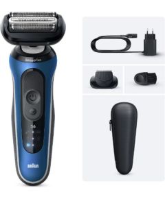 Braun 62-B1200s Golarka foliowa Przycinarka Czarny, Niebieski Jaunumi - Skaistums