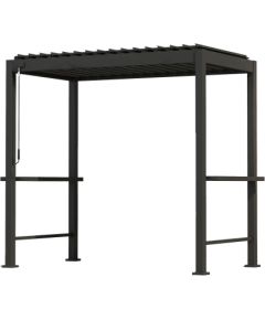 Gazebo MIRADOR BBQ 2,55x1,5m, dark grey Тенты и аксессуары