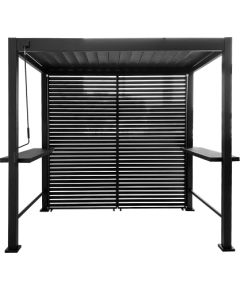 Aizmugurējā siena grila nojumei MIRADOR BBQ, tumši pelēka Nojumes un aksesuāri