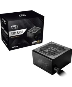 Zasilacz ASRock PRO-850G 850W 80 PLUS Gold Datoru barošanas bloki
