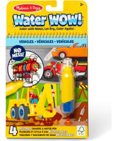 MELISSA & DOUG Water Wow! Раскраска. Рисуем водой - Транспорт Творческие игрушки