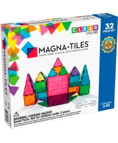 MAGNA-TILES Magnētiskais konstruktors "Tīras krāsas", 32 gab. Konstruktori 