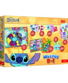 TREFL DISNEY STITCH 8in1 Mix&play набор настольных игр Galda spēles