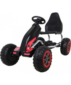 Jokomisiada Wielki Gokart na pedały do 100kg STRONG Piankowe koła czarny EDUKAMP Jaunumi, Bērnu preces