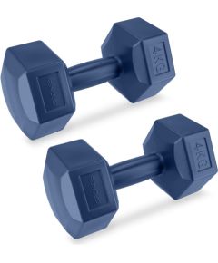 Sešstūra hanteles komplekts 2x4 kg Spokey MONSTER Hanteles  un  komplekti 