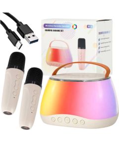 RoGer Portatīvs Bluetooth Karaoke Komplekts Mikrofoni