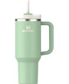 Stanley Termokrūze ar salmiņu The Quencher H2.O FlowState Tumbler 1.18L pistāciju krāsā Termosi un Termokrūzes