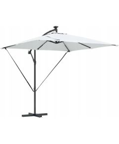 Vidaxl Parasol banana na wysięgniku piaskowy 249 x 249 x 250 cm Lumarko! Новинки Для дома и сада 