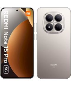 Xiaomi Redmi Note 15 Pro 5G Viedtālrunis 8GB / 512GB Titanium Mobilie telefoni