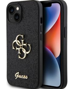 Guess Fixed Glitter Big 4G Case Aizsargapvalks Priekš Apple iPhone 15 Pro Neoriģinālie Maciņi