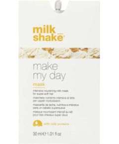 Set, Milk Shake, Make My Day, Hair Treatment Cream Mask, Deeply hydrating, 6 pcs, 30 ml Matu kopšana