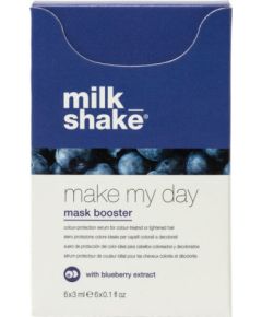 Set, Milk Shake, Make My Day, Blueberry, Hair Serum, For Colour Protection, 6 pcs, 3 ml Matu kopšana
