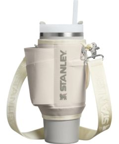 Stanley Чехол для термокружки The All-Day Quencher Carry-All 0,89 л с трубочкой кремового цвета Термо кружки