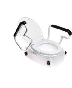 Toilet seat raiser with lid and armrests ANTAR AT51204 Jaunumi - Sports
