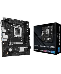 Płyta główna Asrock H610M-HDV/M.2 D5 GEN5 Mātes plates