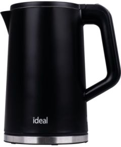 IDEAL Kettle 1.7 l, steel body, power 1500 W, black Чайники (электрические)