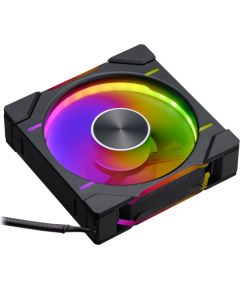 PHANTEKS D30 PWM Reverse Airflow D-RGB - 120mm, black Korpusu dzesēšana