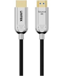 Unitek HDMI 2.0 AOC optiskais kabelis 4K 60Hz 100m (C11092ASL01-100M)  Кабель HDMI