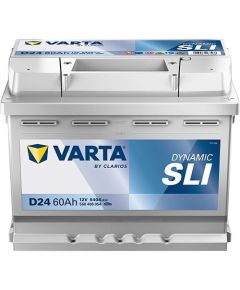 VARTA D24 60Ah 540A Blue Dynamic SLI (EN) 242x175x190 12V B13 Akumulators Akumulatori