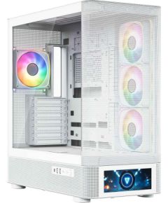 MODECOM Volcano Volcano AQ500 ARGB Midi White Datoru korpusi